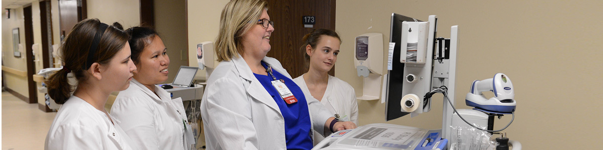 students in hospital