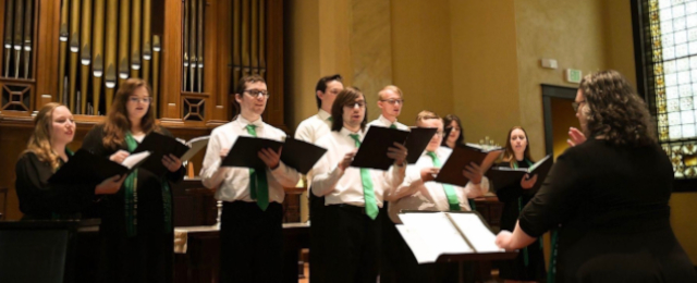 Columbia State choir performing