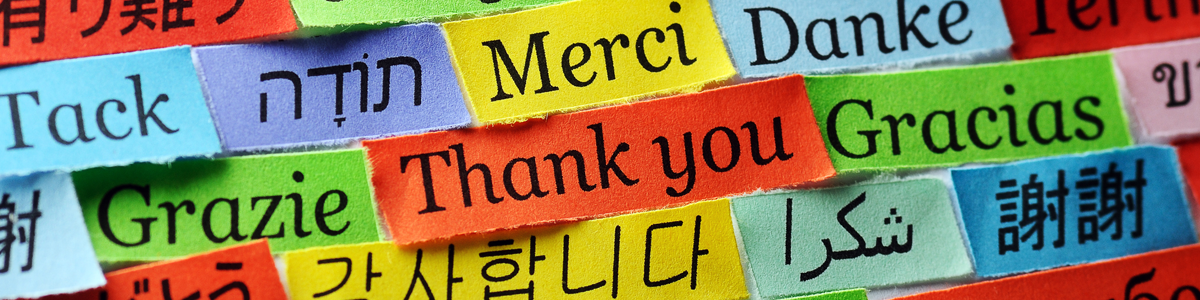 Thank you in different languages