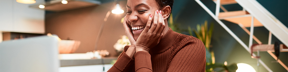 young woman on phone