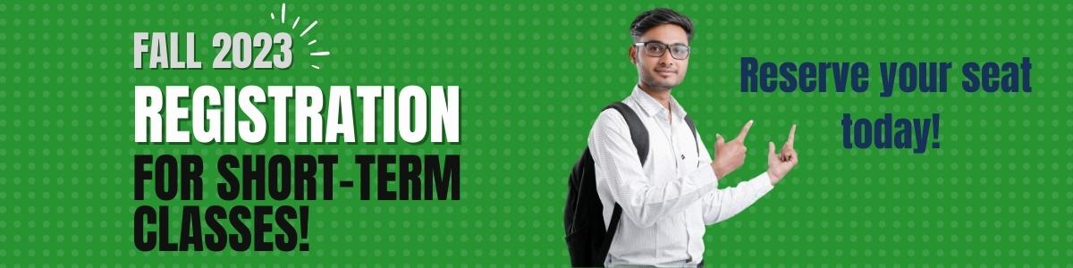 Registration For Short-Term Classes
