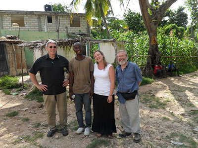 Drs. Gidcomb and Warner in Haiti