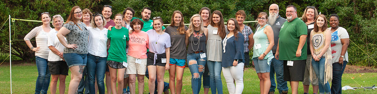 group of student at picnic