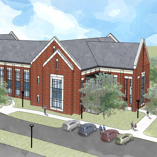 rendering of Lawrence Campus