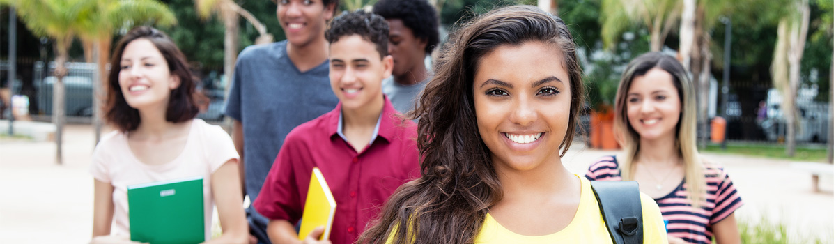 smiling students