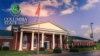 Lewisburg Campus with Columbia state logo