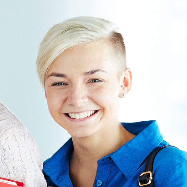 smiling student