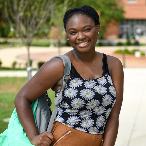 smiling student