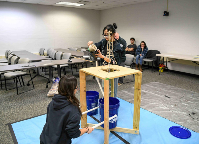 Students from high schools in Middle Tennessee gathered at Columbia State to compete in a range of STEM-based events designed to challenge their scientific knowledge and technical skills.