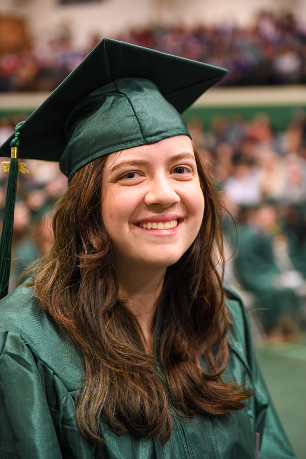 Unger at graduation