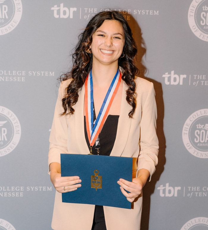 Columbia State graduate and Coca-Cola Bronze Scholar Keira Cupp. (Photo courtesy of the College System of Tennessee)