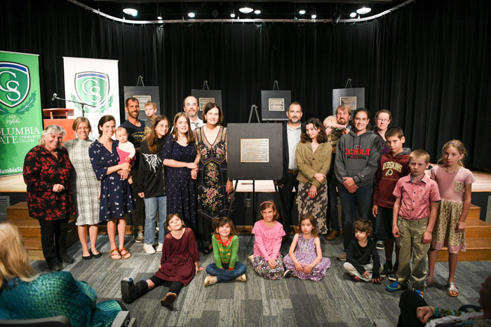 The family of Columbia State founding faculty member Dr. William Andrews.