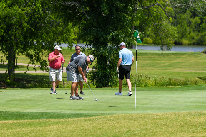 Participants at the J.R. Moon Golf Tournament.