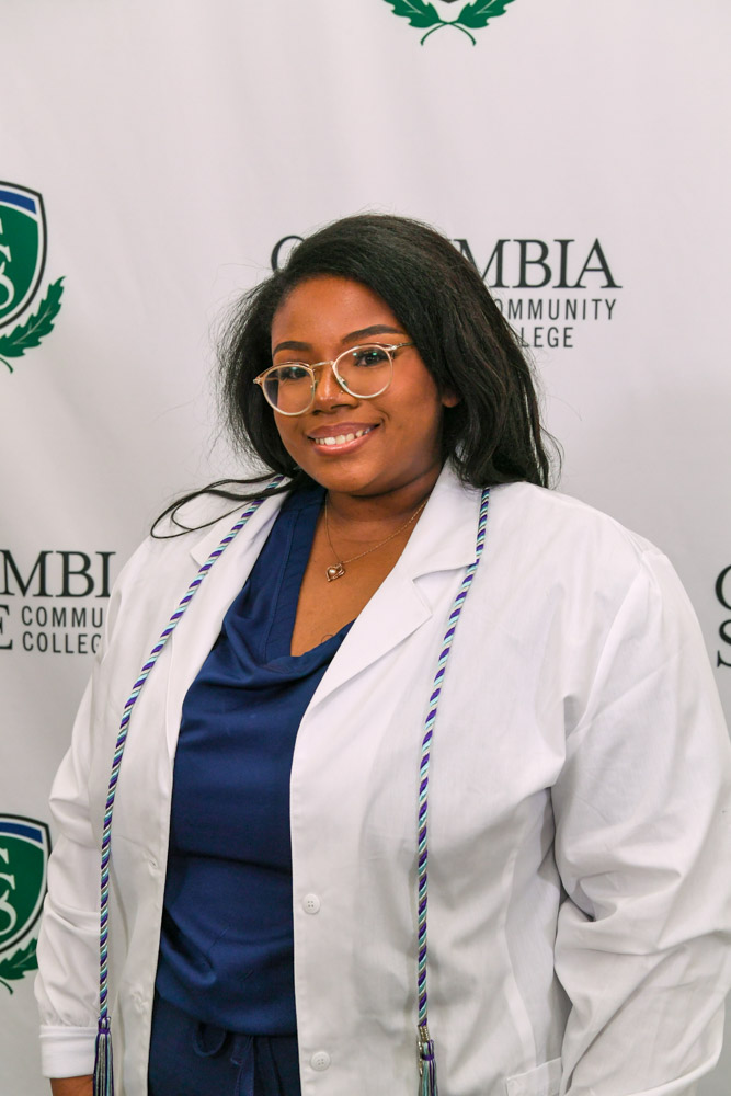 Photo Caption (DSC_9755): Rutherford County nursing graduate Monique Sharrer.