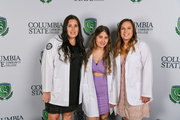 Photo Caption (002): Pictured (left to right): Williamson County residents Morgan E. Rodenhizer, Yubisdreysis Cuellar Perez and Chelsey A. Hughes.