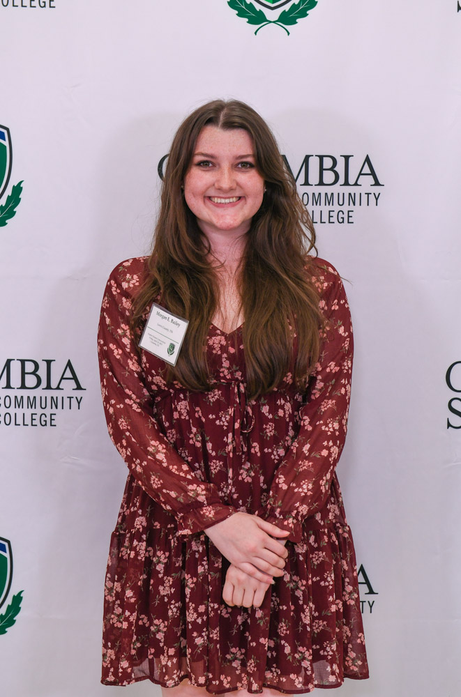 Lewis County: Pictured Morgan Bailey received the Geography Academic Discipline Award. Not pictured: Bradley Nickell received an Academic Excellence award for maintaining a 3.9-4.0 GPA.