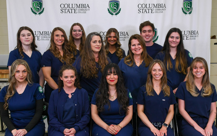 Standing (left to right): Williamson County graduates Laney Burns, Kesiah Stewart, Brittany Hester, Charissa Daman, Talyhr Hahn, Michelle Wittman, Taylor Irwin and Bentley Burks. Sitting (left to right): Madisyn Searles, Braann Paxton, Zhor Peraza, Lindsey Redding and Eleanor Warner.