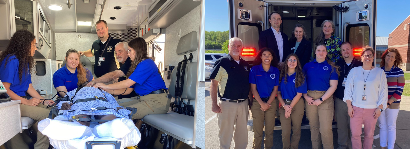 Columbia State Community College recently celebrated the graduation of the first class of Emergency Medical Technician dual enrollment graduates.