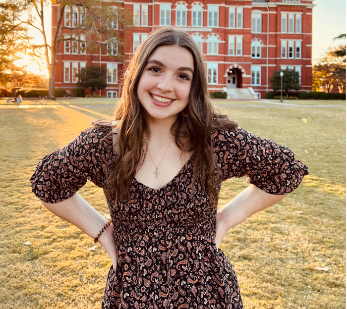 Columbia State Community College Spring 2023 Commencement speaker and graduate Annaleisa Matzirakis.