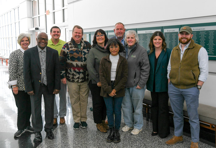 Pictured (left to right): Kara Williams, Dennis Fisher, Nick Key, Rick Graham, Bethany Lay, Valecia Puckett, Brian Grezenski, Alicia Fitts, Amanda Dunavant and Michael Parks Lawrence.