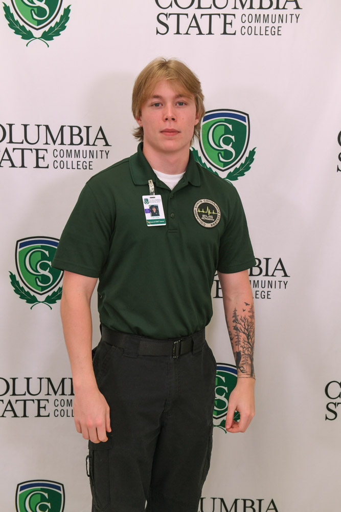 Hickman County advanced emergency medical technician graduate Cade G. Parks.