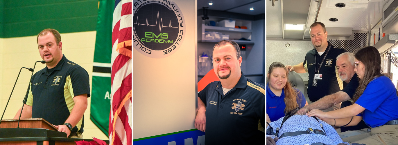 Greg Johnson, Columbia State Emergency Medical Services Academy program director and professor