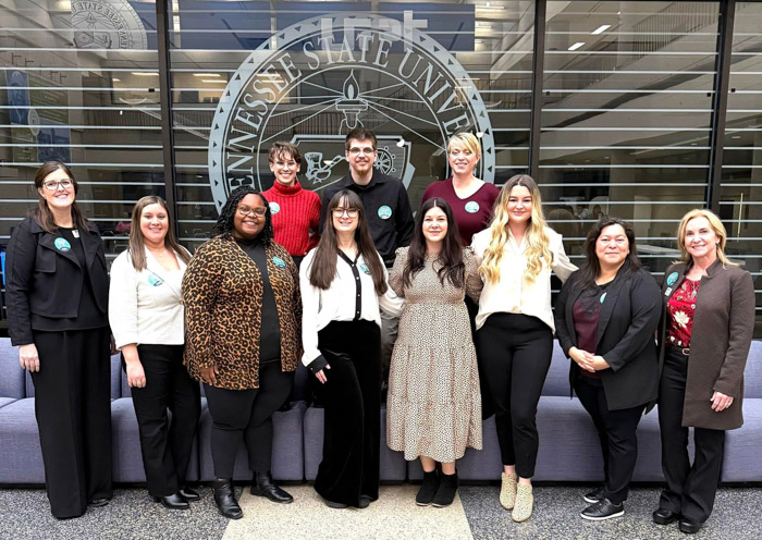 Columbia State Community College Student Nursing Association leaders and faculty attend TNA Nurses Day on the Hill event. 