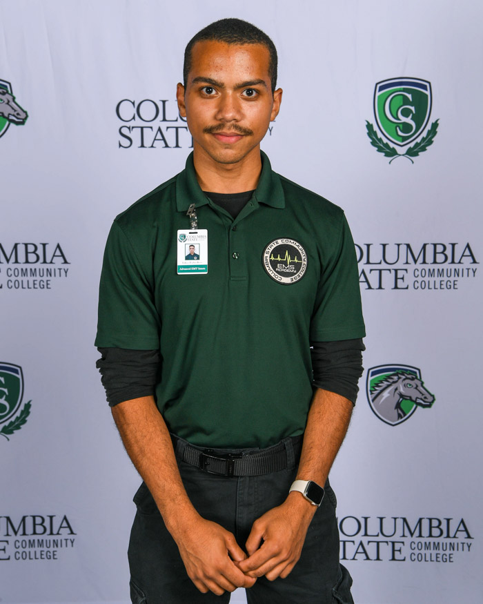 Lewis County advanced emergency medical technician graduate Lukas Padua-Ross.