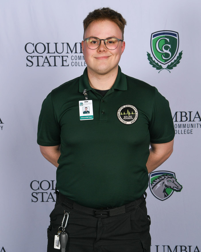 Rutherford County advanced emergency medical technician graduate Charles Tippett.