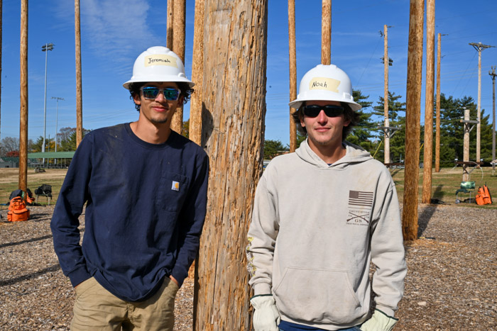 Pictured (left to right): Mule Day WORKS Scholarship recipients Jeremiah Roan from Mount Pleasant and Jeremiah Ragsdale from Culleoka.
