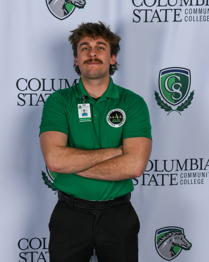 Lawrence County emergency medical technician graduate Griffin Stutts.