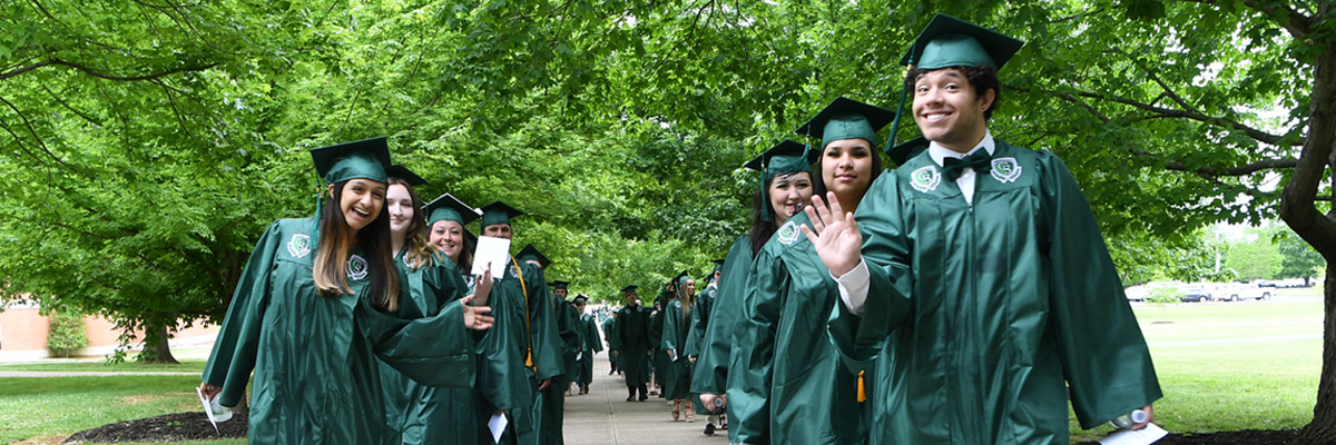 graduates in lineup