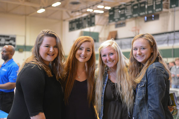 Sante Fe Unit School seniors at the Maury County College Fair