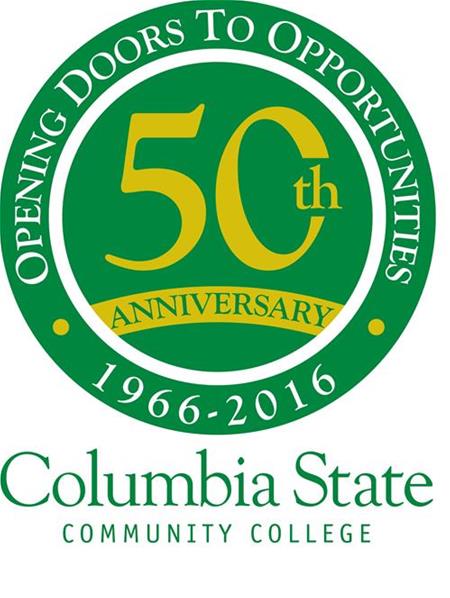 Columbia State's New 50th Anniversary Logo