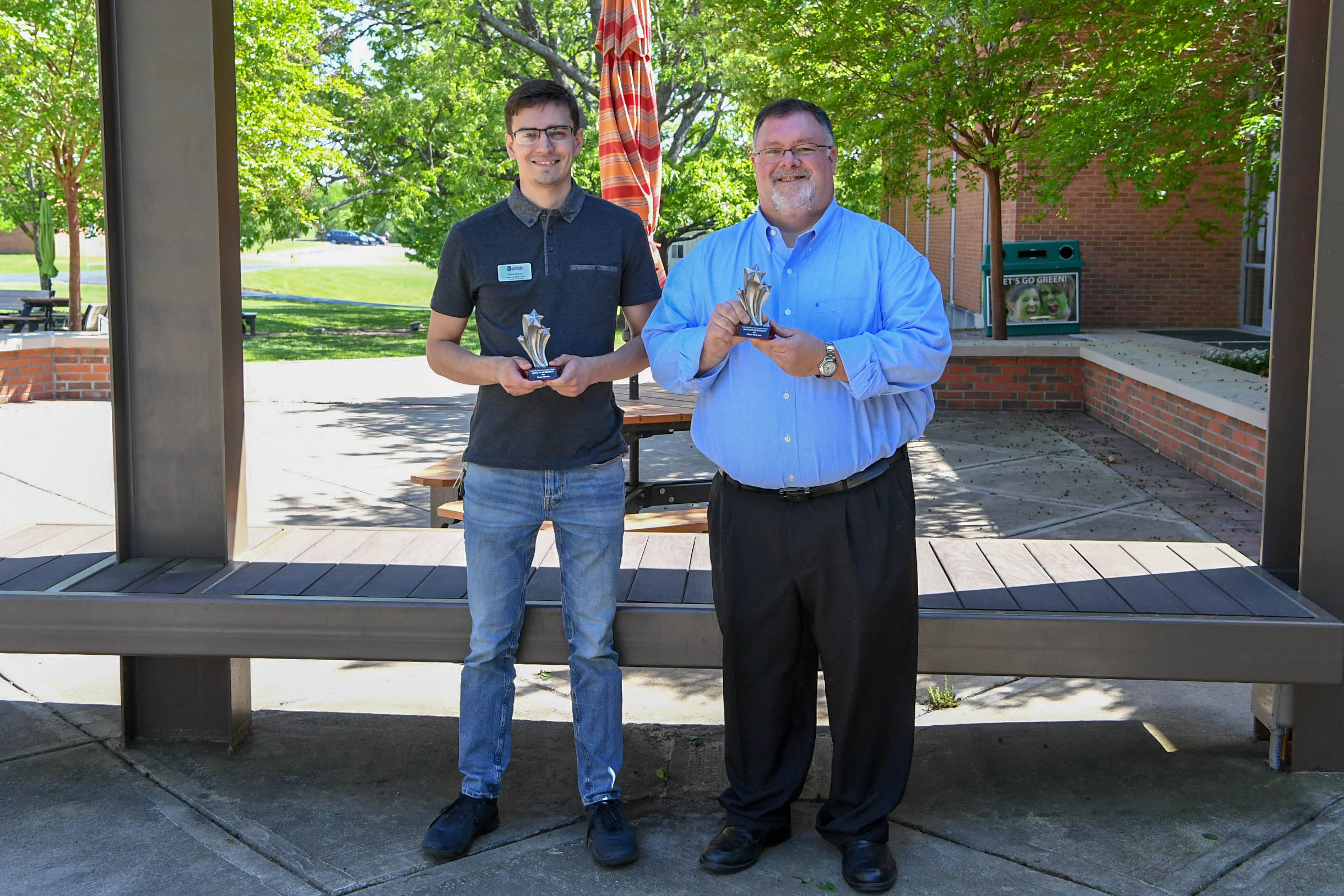 Recipients of the rockstar rookie award, Ryan Moore and Matt Mclean