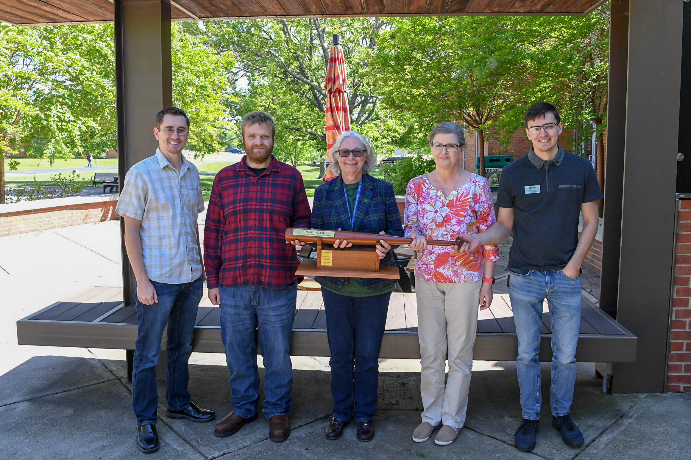 The IT department was presented the grand slam award