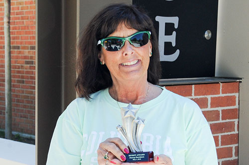 Nancy wins the spirit award