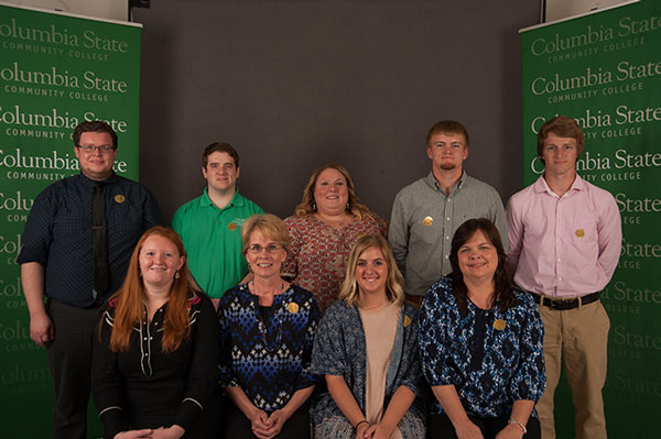 Lawrence County students smile for student honors picture