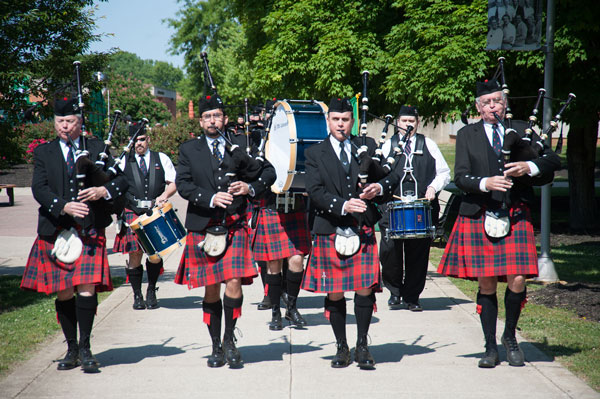 Bag pipe and drum band