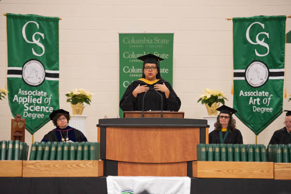 commencement speaker, Natalie Martin, 2017 fall