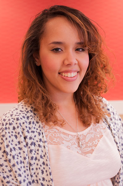 Girl with Curly Hair