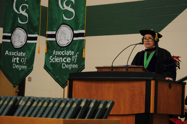 Fall 2015 Commencement President Smith addressess graduates