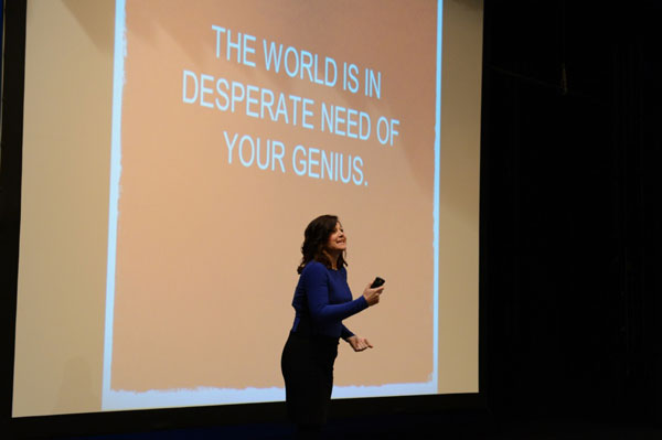 Janet Ivey at STEM Event 