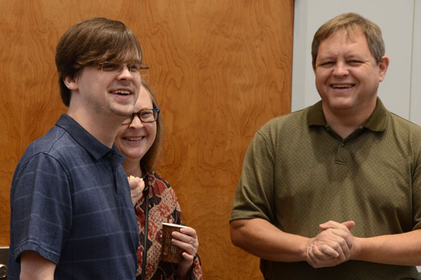 Male Student with Parents