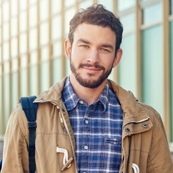 smiling adult student